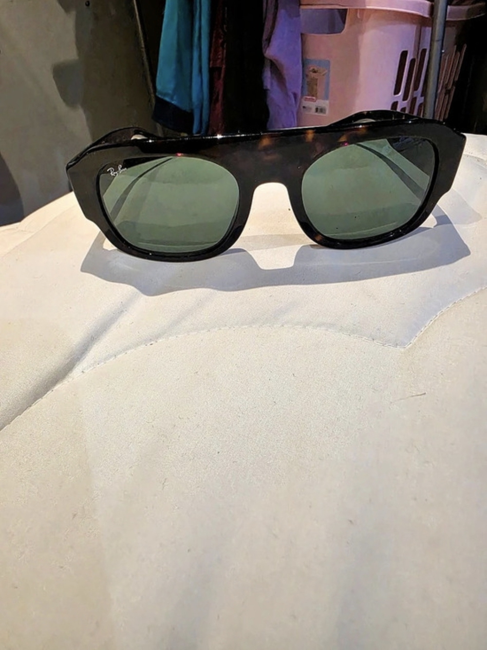 Ray-Ban RB2219 Olympian Aviator Tortoiseshell Sunglasses